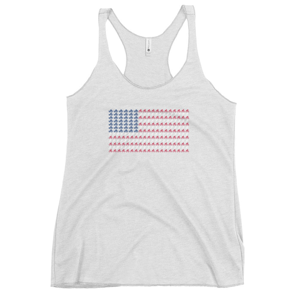Triathlete Patriot Women's Racerback Tank