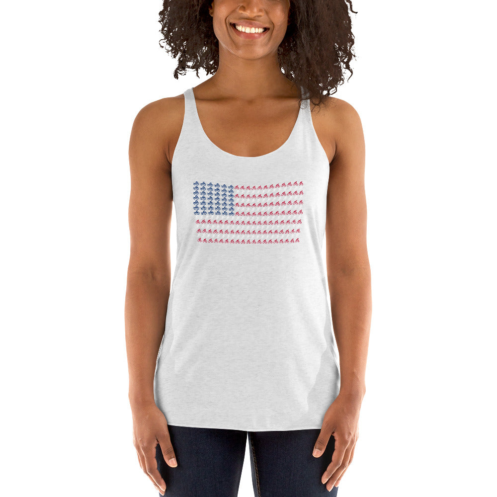 Triathlete Patriot Women's Racerback Tank