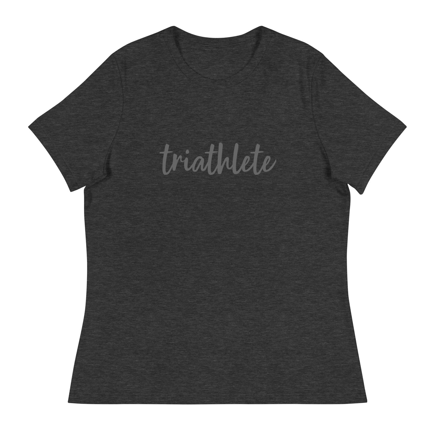 Triathlete Script Women's Short Sleeve Shirt