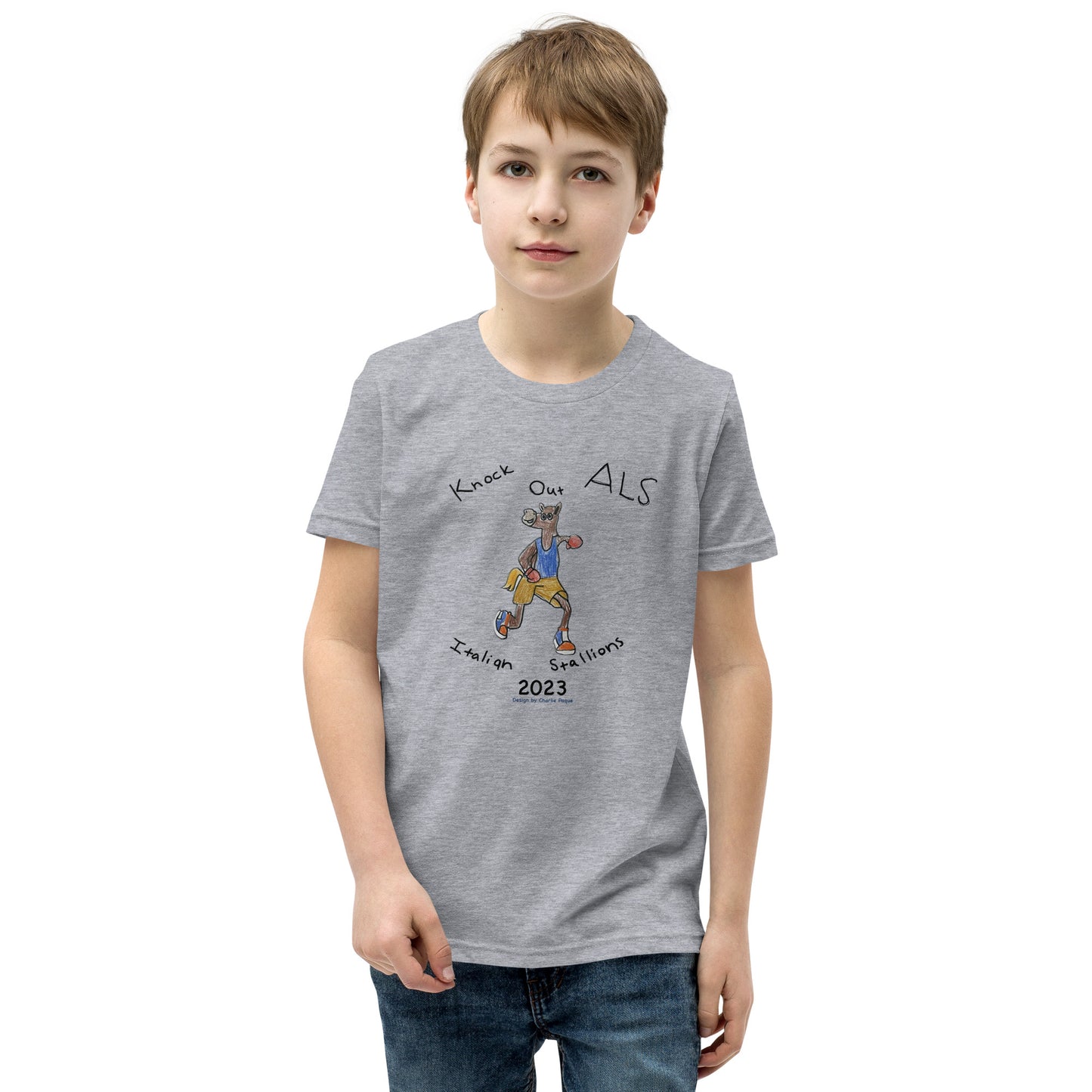 Codispoti Charlie ALS Walk Youth Short Sleeve Shirt