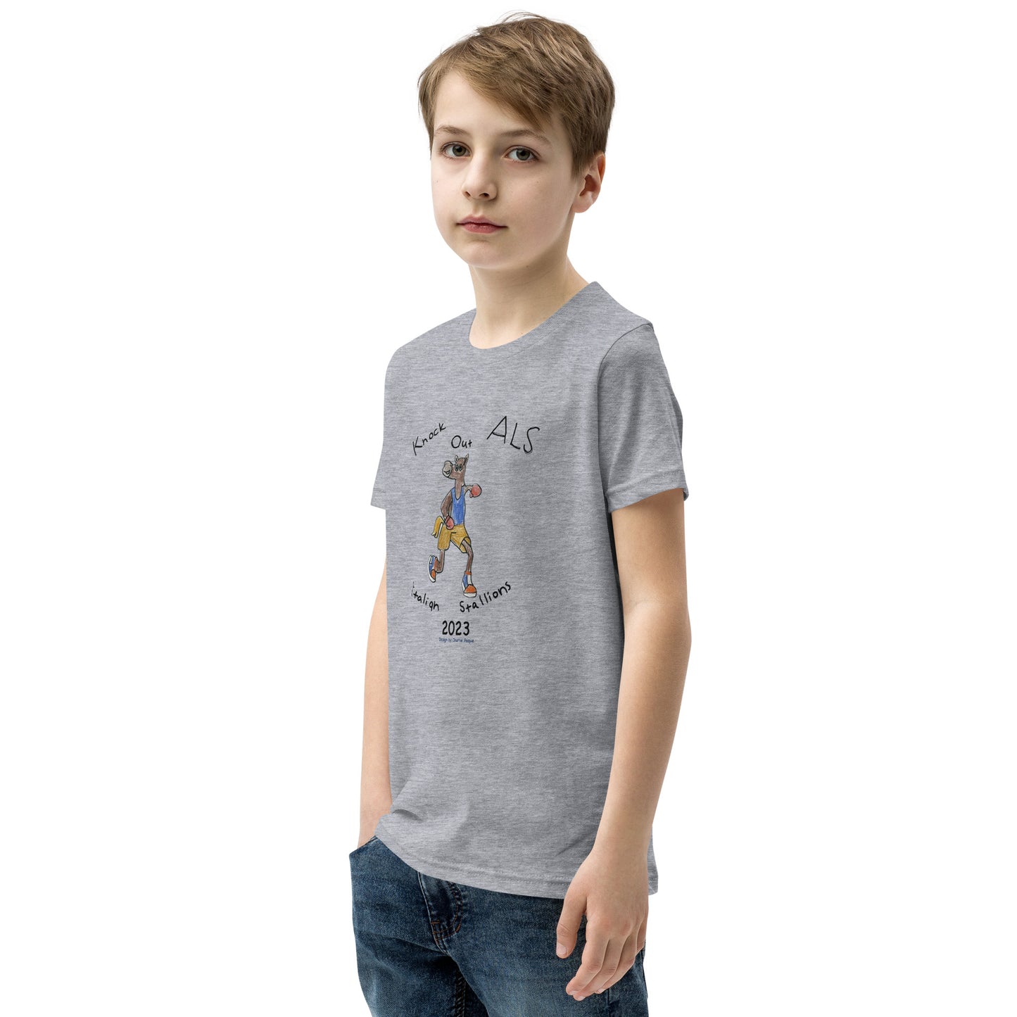 Codispoti Charlie ALS Walk Youth Short Sleeve Shirt