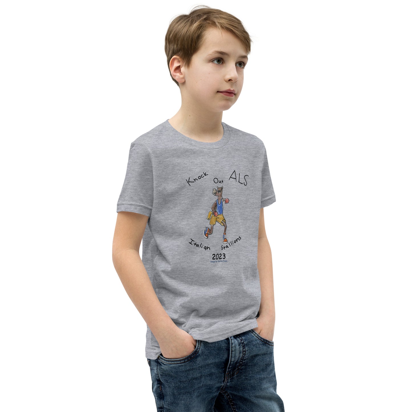 Codispoti Charlie ALS Walk Youth Short Sleeve Shirt