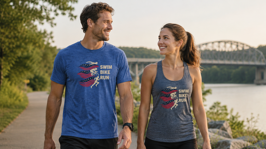 Swim. Bike. Run. May It Ever Wave.