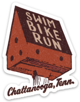 See Tri City Chattanooga Swim Bike Run Sticker