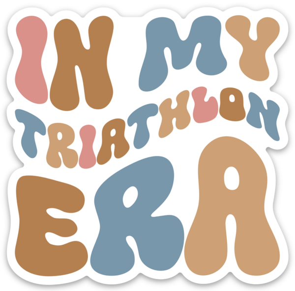 In My Triathlon Era Sticker