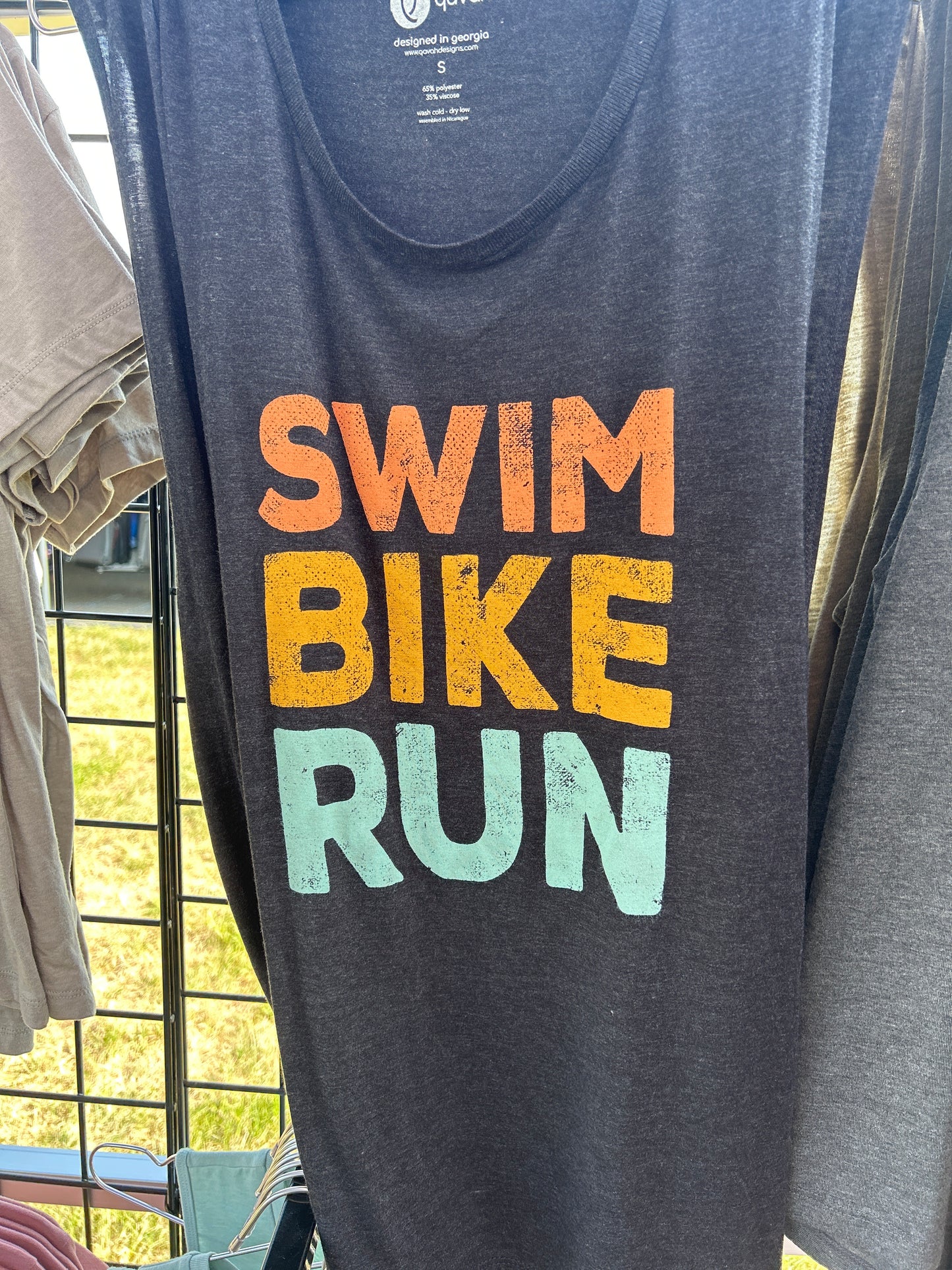 Swim Bike Run Women's Muscle Tank