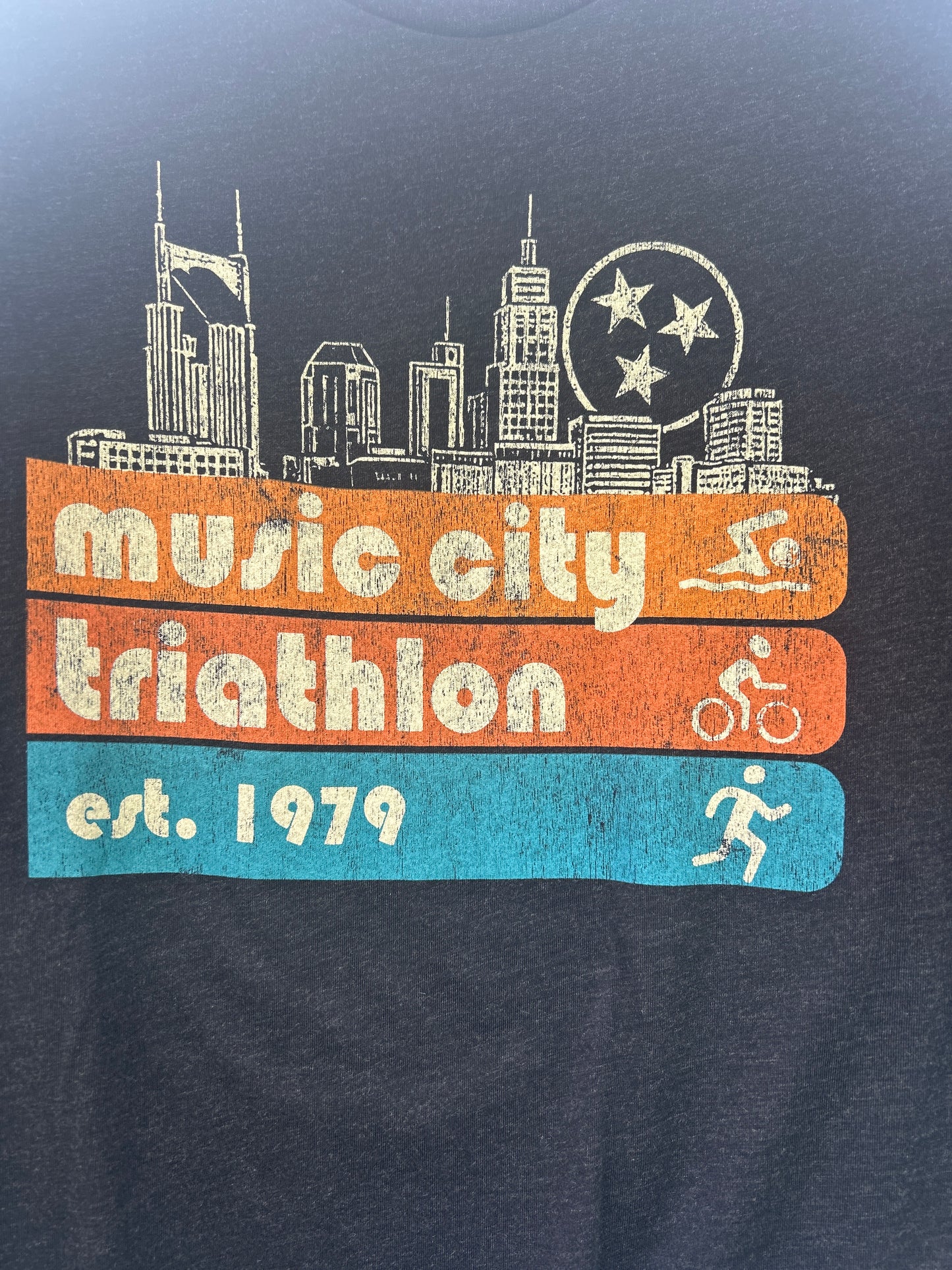 Music City Triathlon retro 1979 Shirt