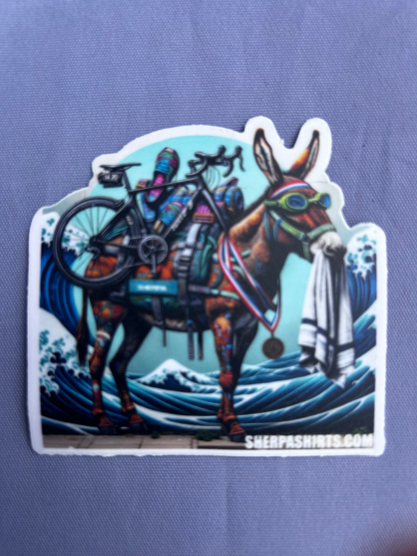 Sherpa shirts Donkey Sticker