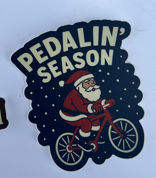 Pedalin’ Season Sticker