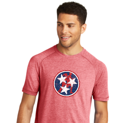 Tennessee Tri-Star Runners Wicking Raglan Short Sleeve Shirt