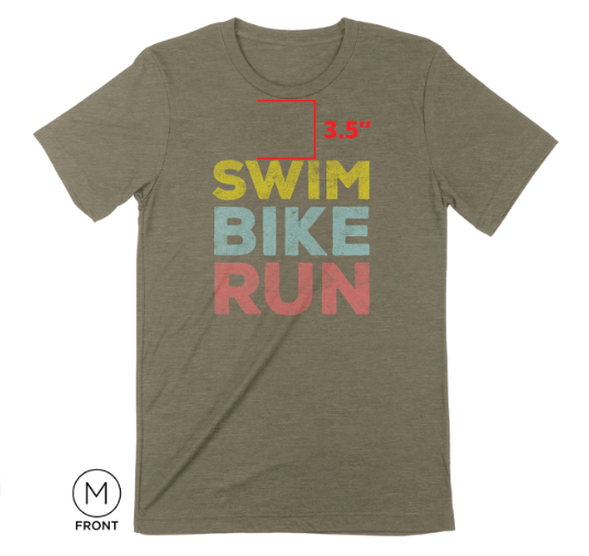 Swim Bike Run Shirt - Beach Edition