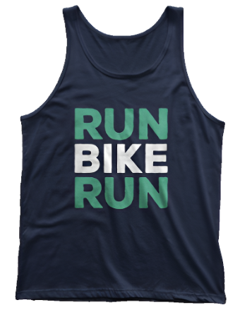 Run Bike Run Unisex Tank