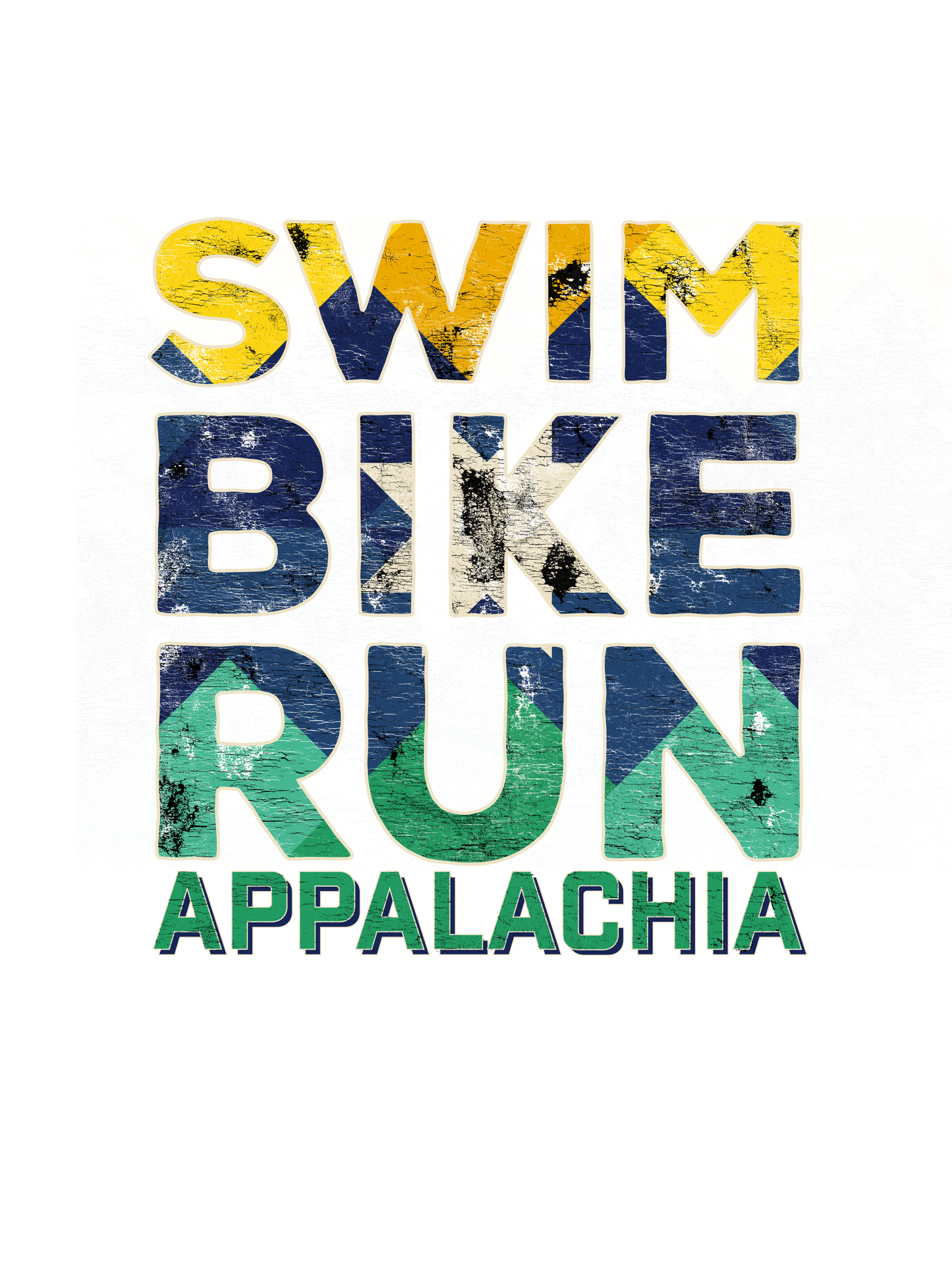 Appalachian Flood Recovery Swim Bike Run Shirt