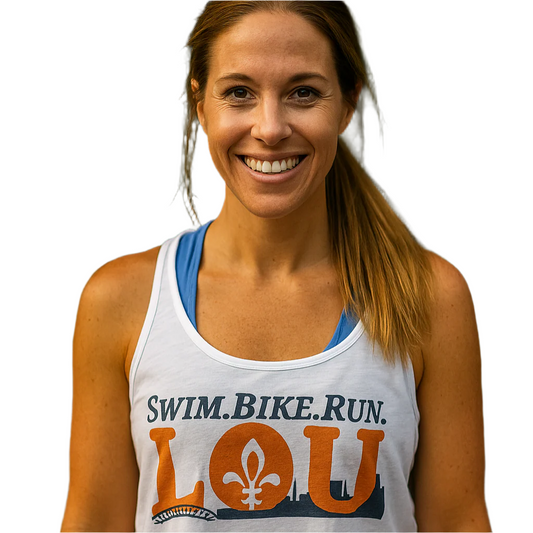 SWIM. BIKE. RUN. LOU. Women’s Louisville Triathlon Festival Tank