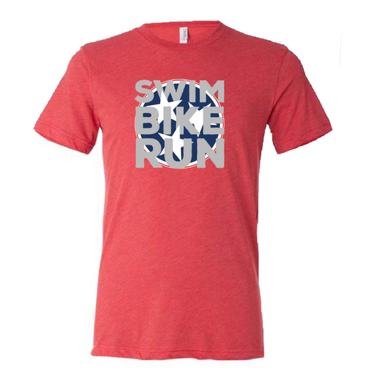 TriStar Swim Bike Run Triathlon Shirt