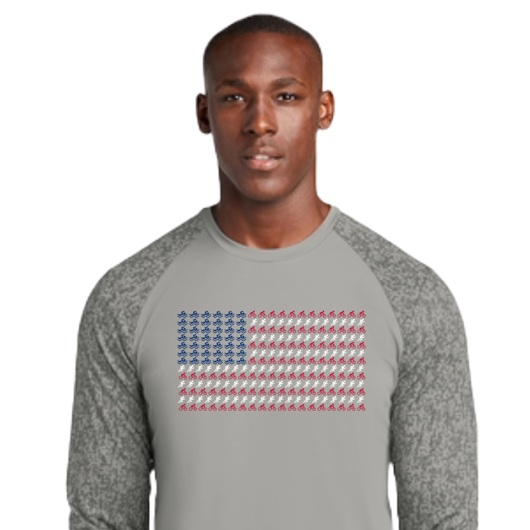 Triathlete Patriot Digi Camo Long Sleeve Shirt