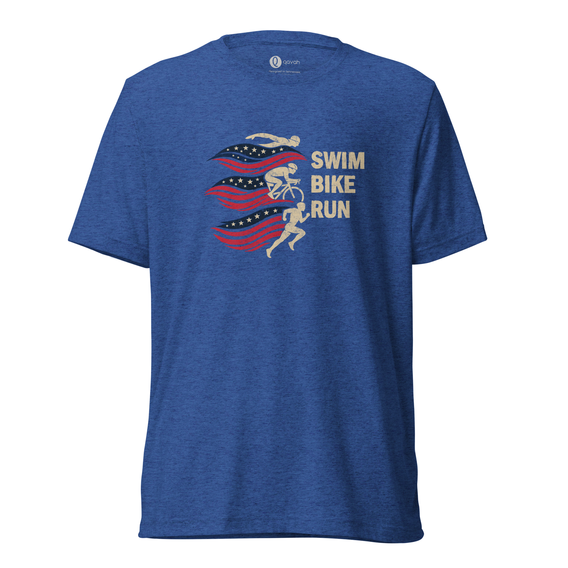 USA 250 Swim Bike Run shirt design