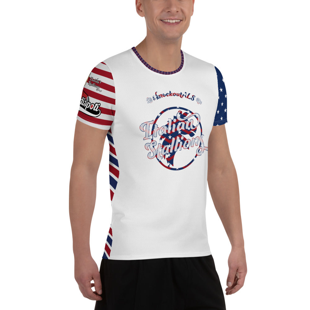 Knockout ALS Red White and Boom Race Shirt