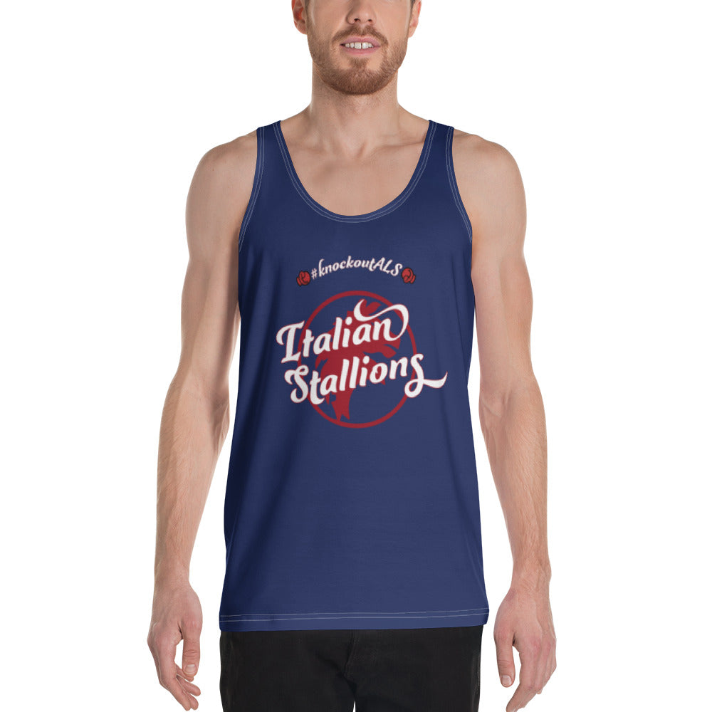 Knockout ALS Red White and Boom Unisex Tank Top