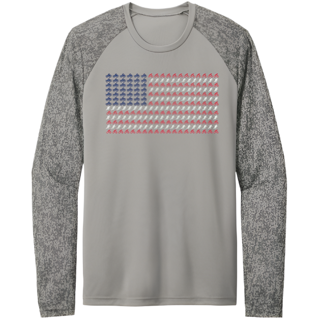 Triathlete Patriot Digi Camo Long Sleeve Shirt