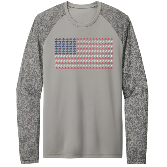 Triathlete Patriot Digi Camo Long Sleeve Shirt