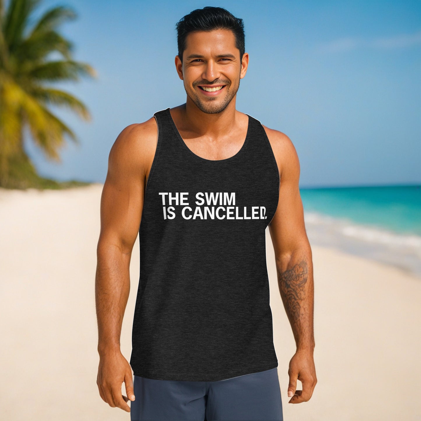 The Swim is Cancelled Unisex Tank Top