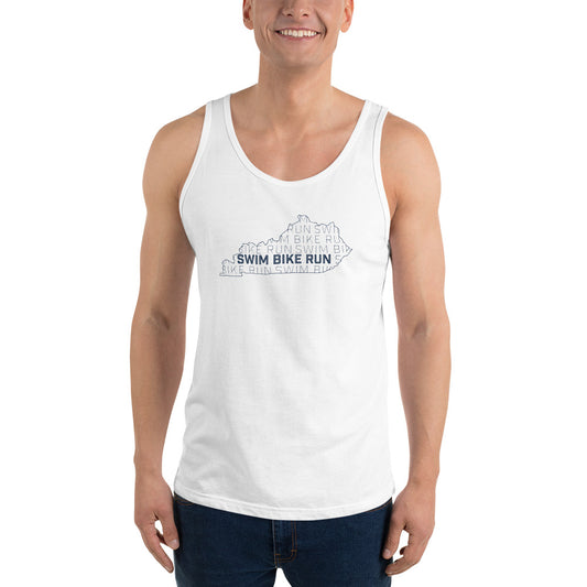 Kentucky Swim Bike Run Unisex Tank