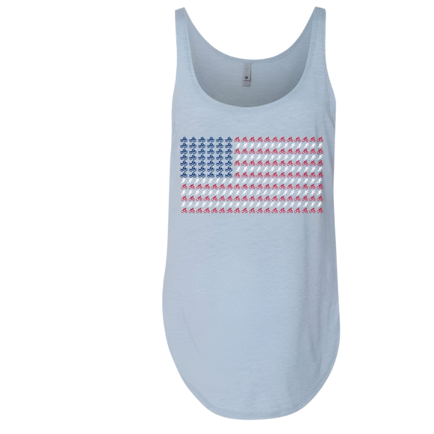 Triathlete Patriot Womens Festival Tank