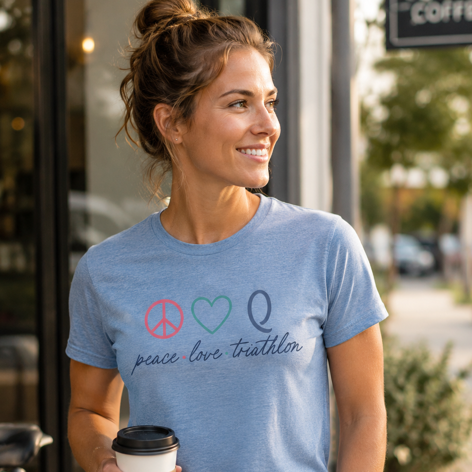Peace Love Triathlon Shirt