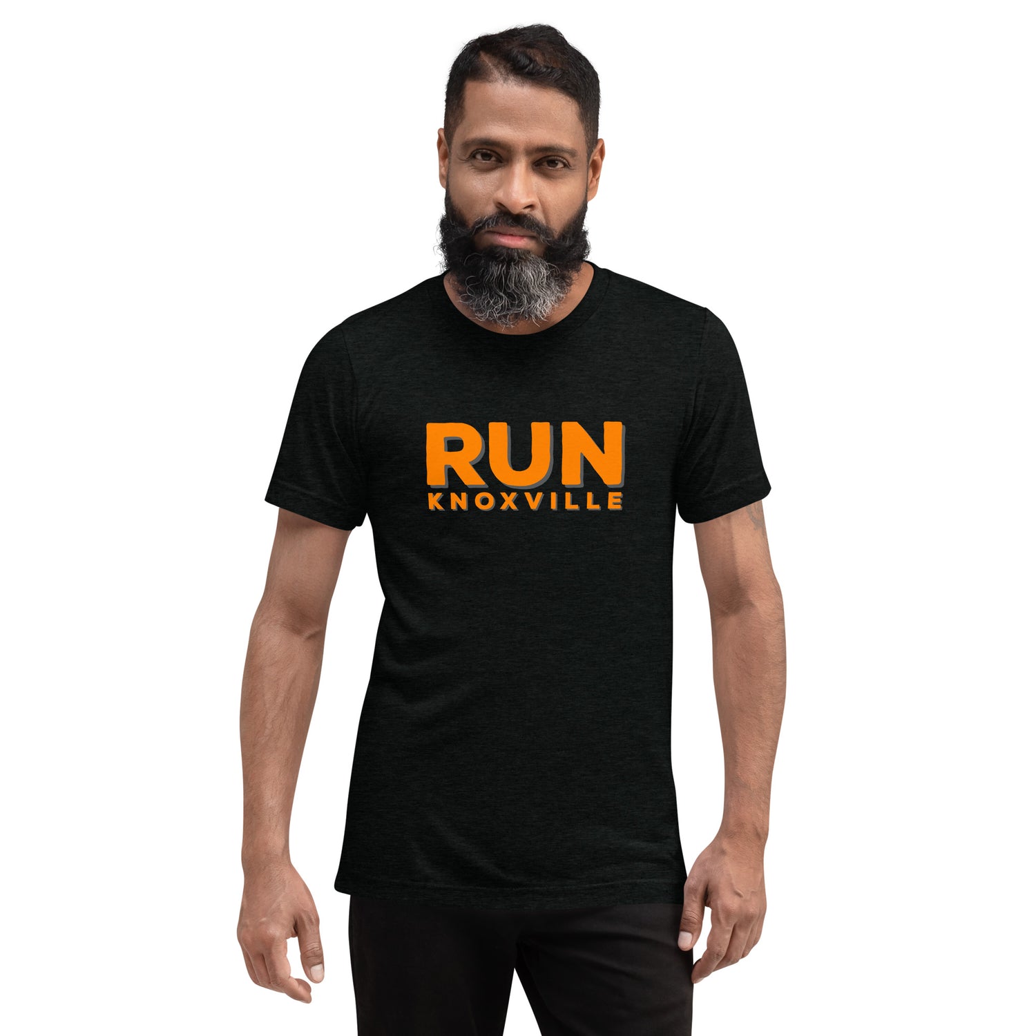 Bold. Local. Built for Knoxville runners.
Ultra-soft tri-blend tee for everyday miles and city pride.