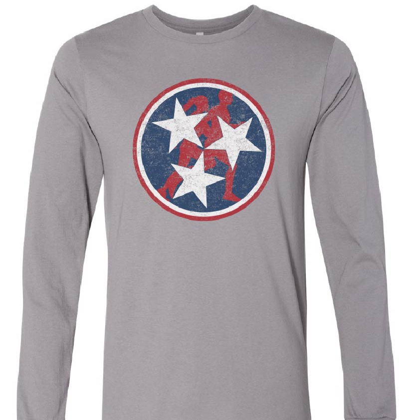 Tennessee Tri-Star Full Color Long Sleeve Shirt