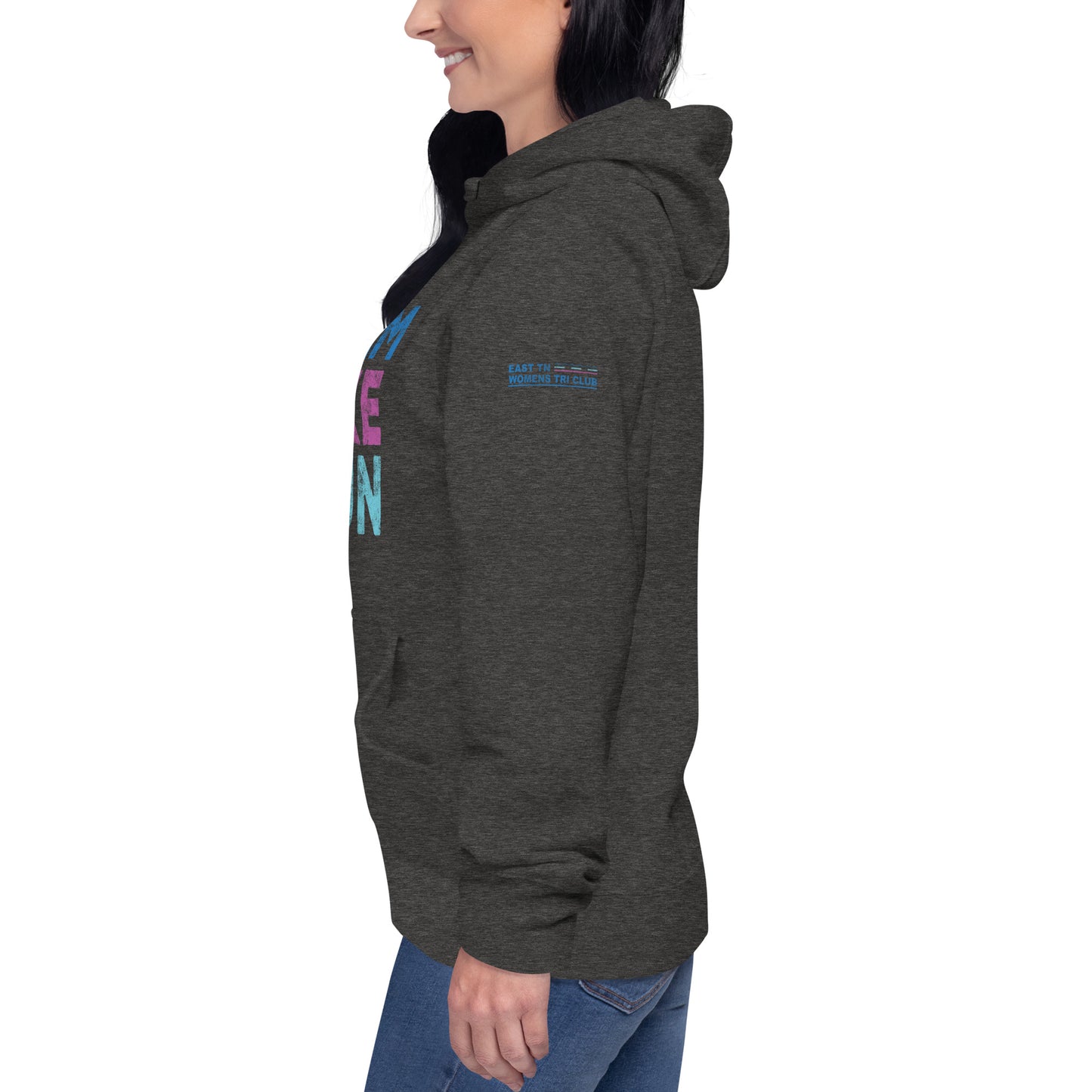 East Tennessee Women's Triathlon Club Swim Bike Run Logo Hoodie