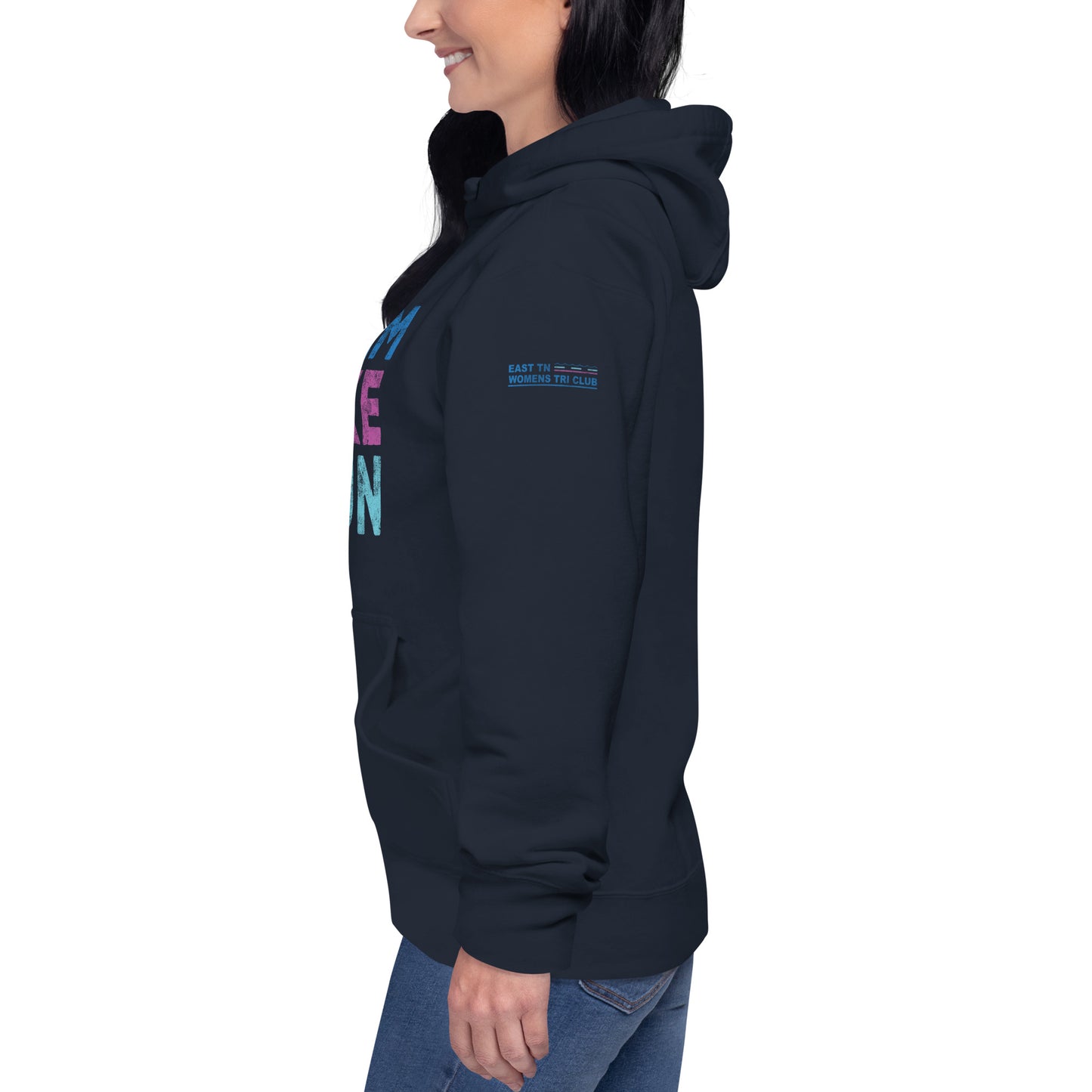 East Tennessee Women's Triathlon Club Swim Bike Run Logo Hoodie