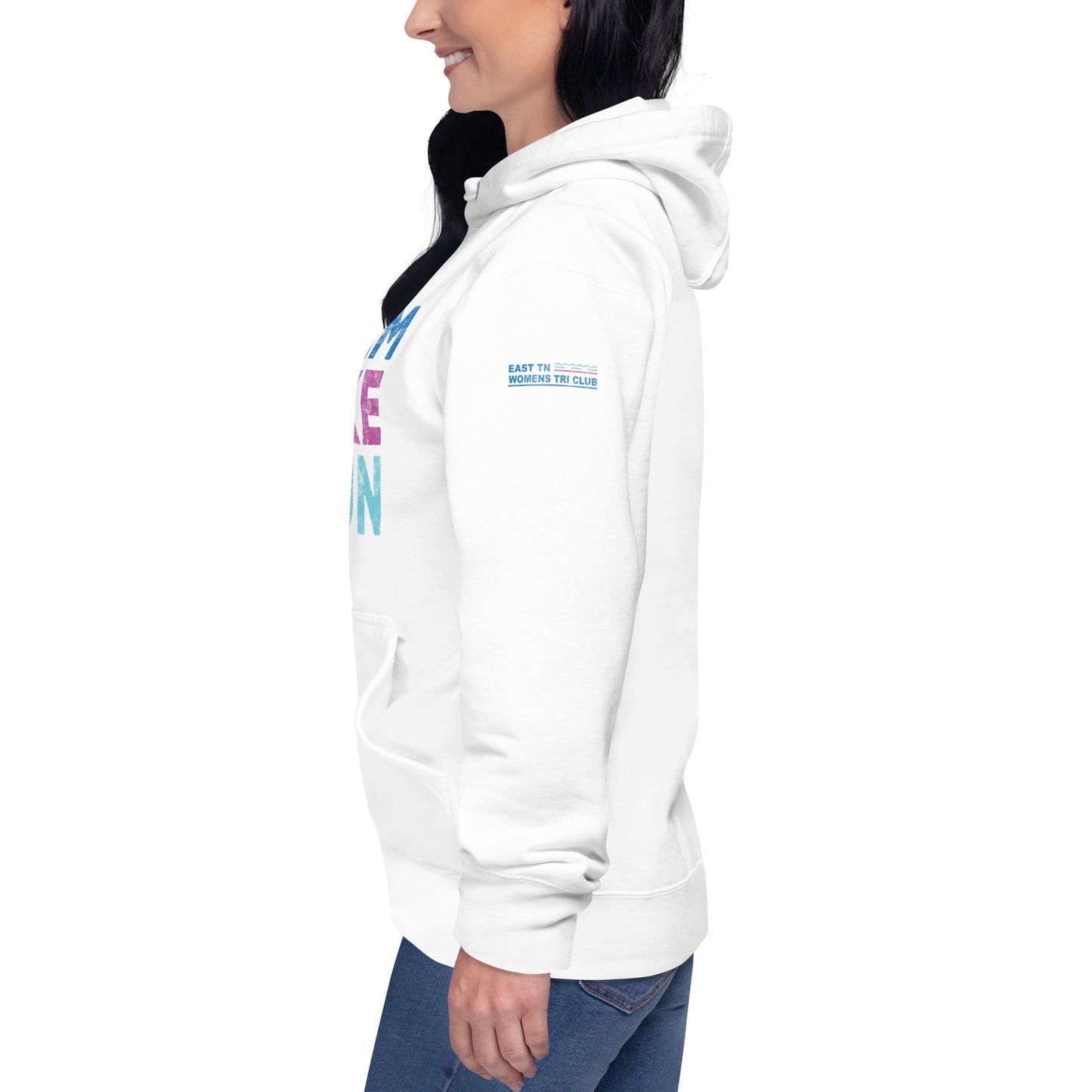 East Tennessee Women's Triathlon Club Swim Bike Run Logo Hoodie