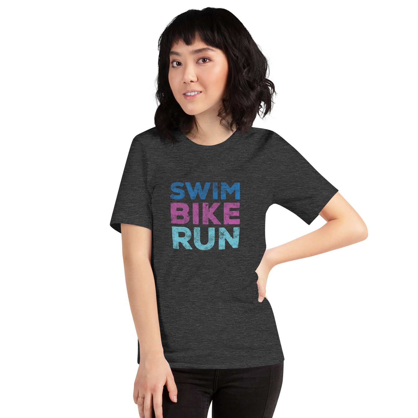 East Tennessee Women's Triathlon Club Swim Bike Run Shirt