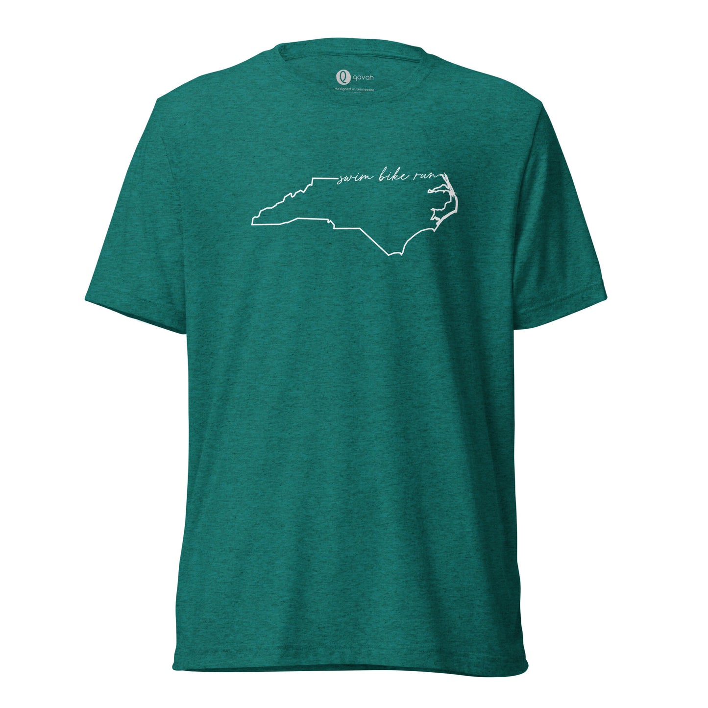 North Carolina Swim Bike Run Script Shirt