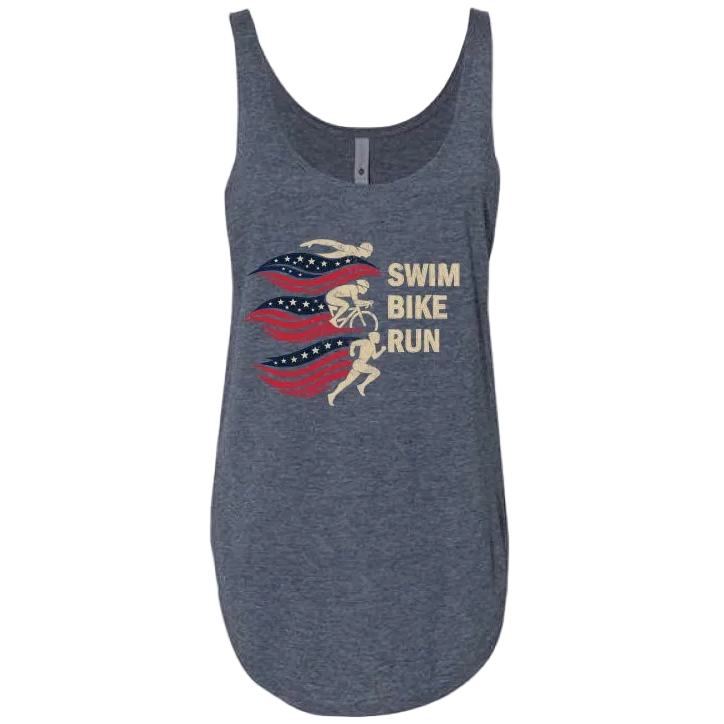 USA 250 Swim Bike Run Women’s Tank