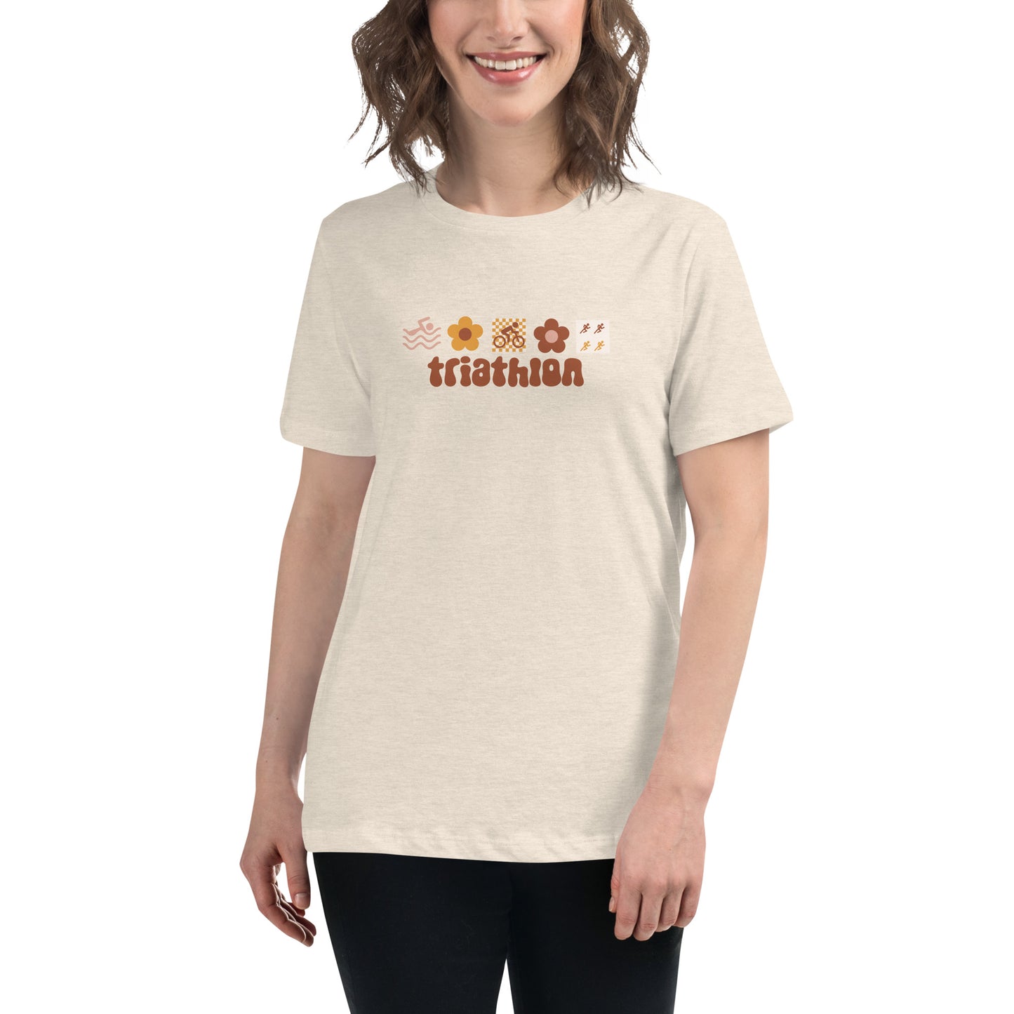 Boho Triathlon Women's Relaxed T-Shirt