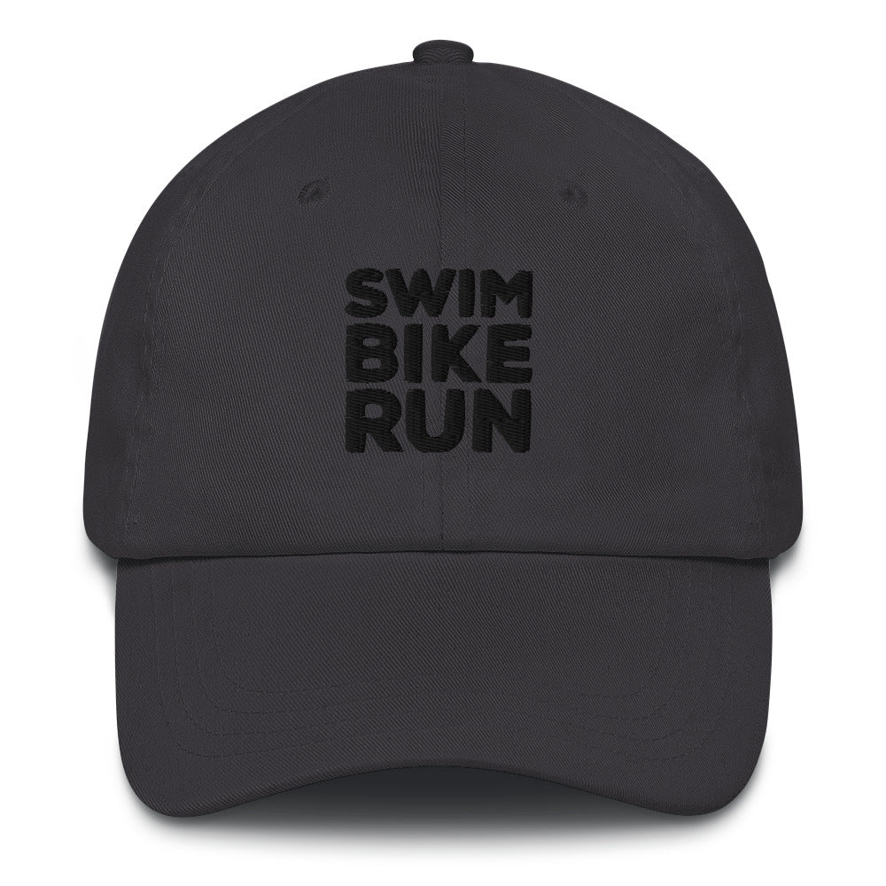 Swim Bike Run Dad Hat