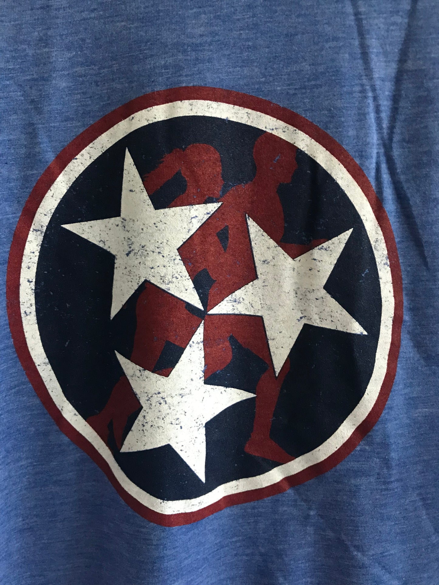 Tennessee Tri-Star Wicking Raglan Short Sleeve Shirt