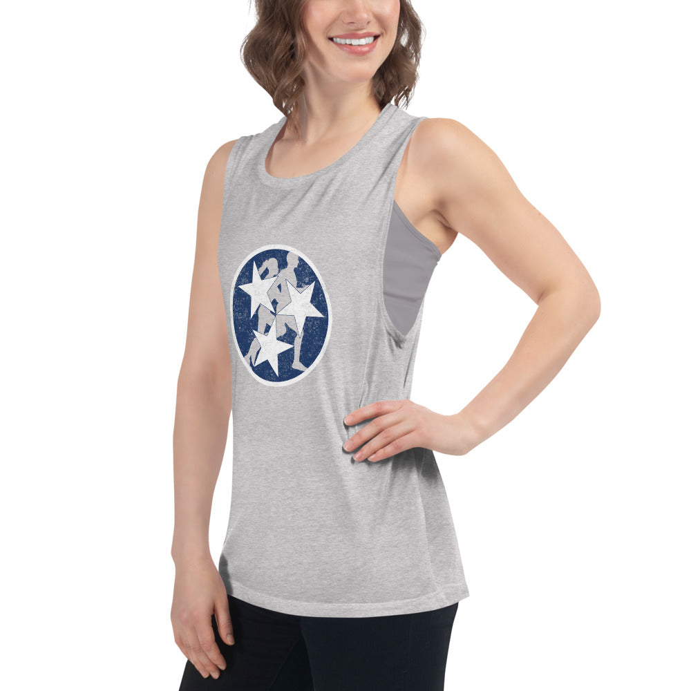 Tennessee Tri-Star Women's Muscle Tank