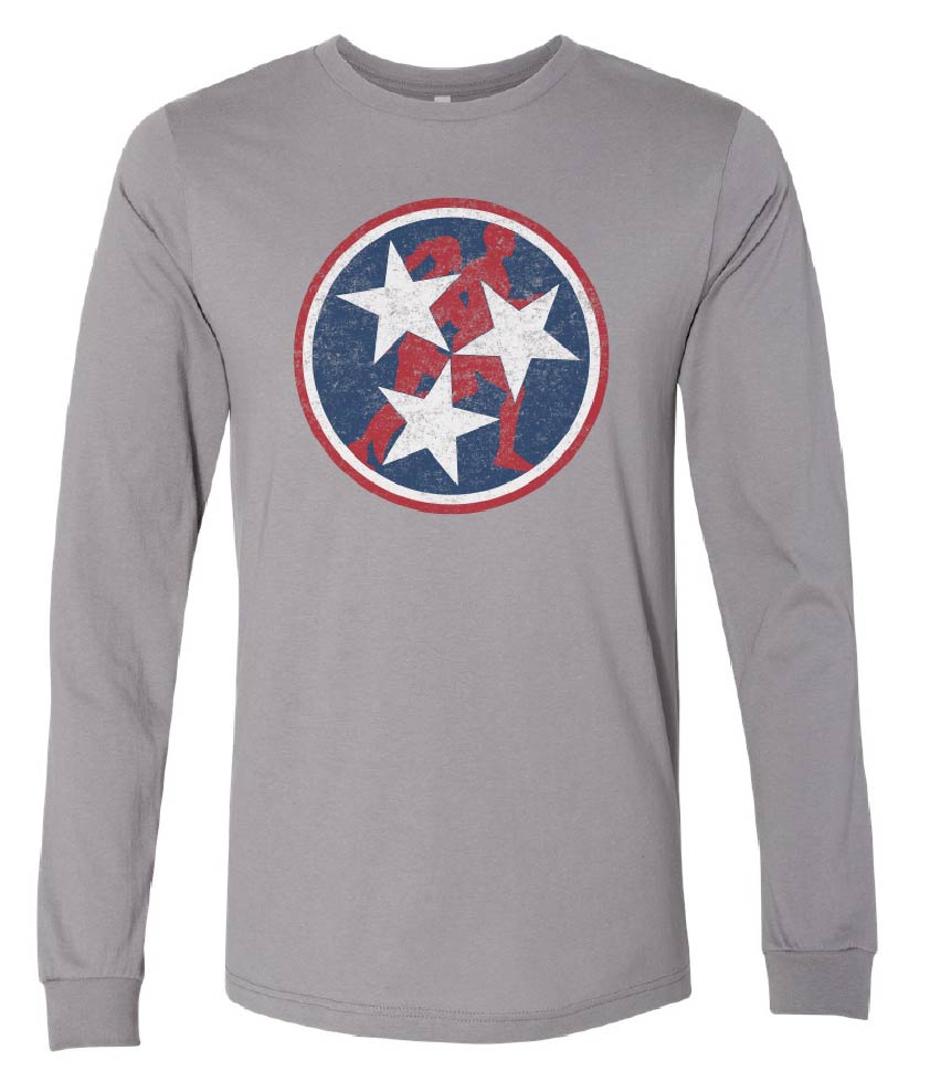Tennessee Tri-Star Full Color Long Sleeve Shirt