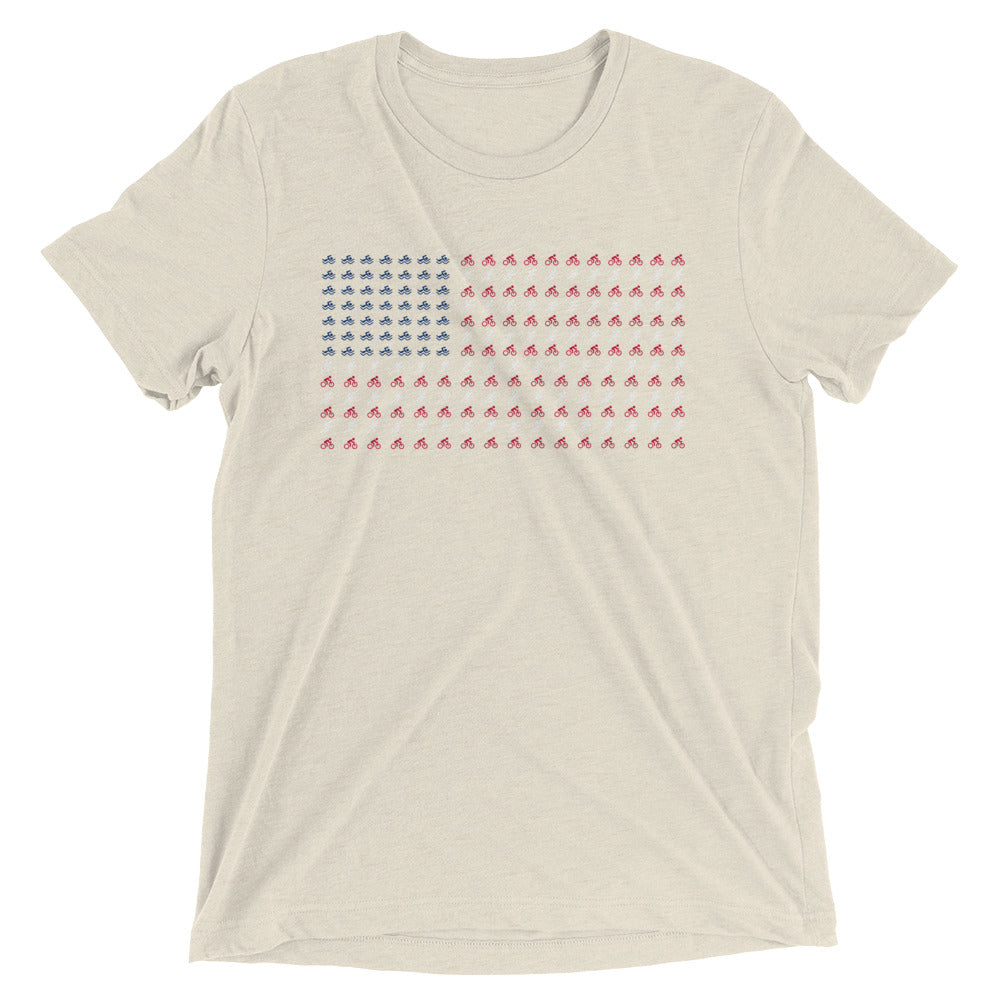 alvarsprints Louisville Kentucky American Flag Bicycle Long Sleeve T-Shirt