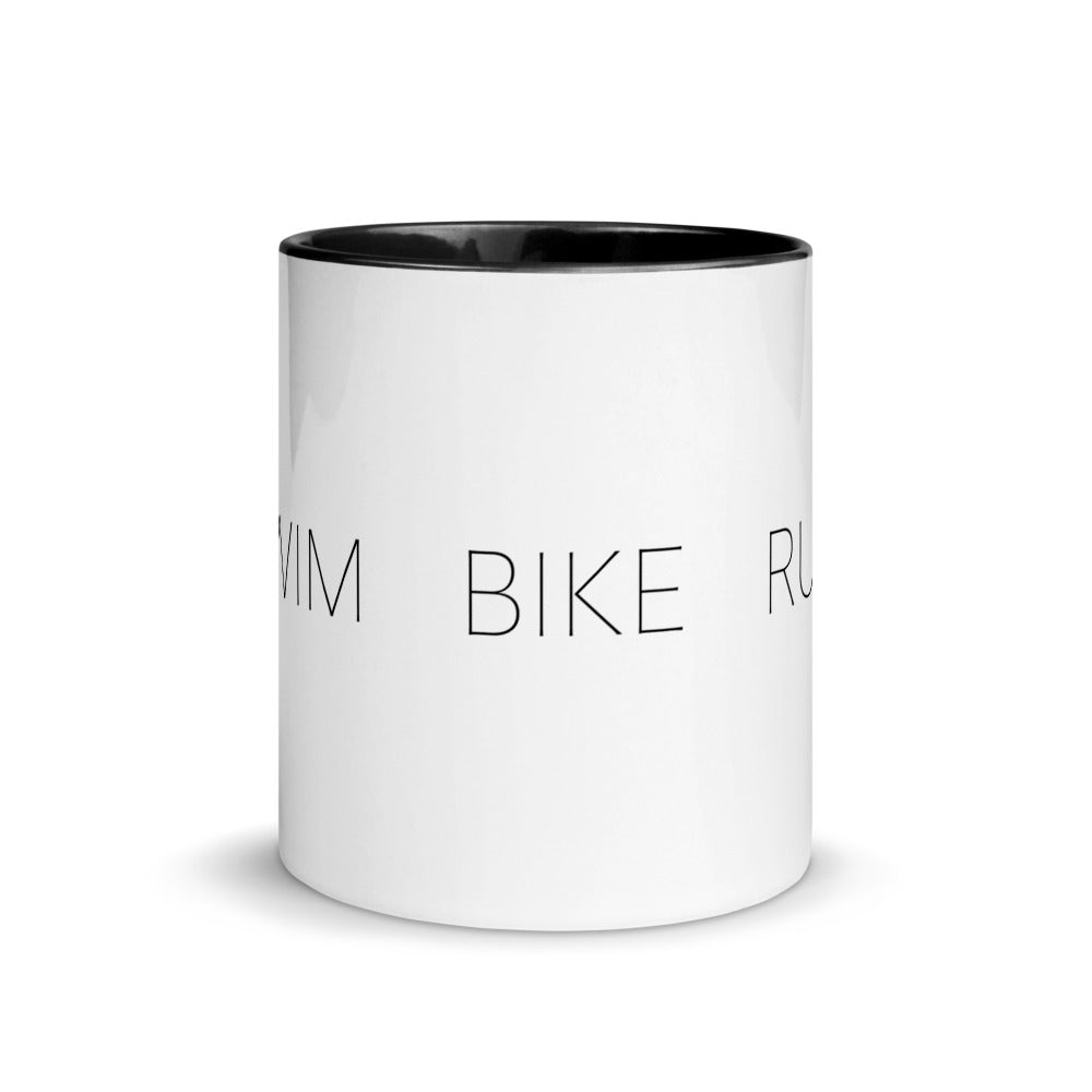 Swim Bike Run Minimalist Mug